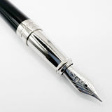 S.T. Dupont Large Line D Elysee Duotone Fountain Pen - Medium 14kt Gold Nib