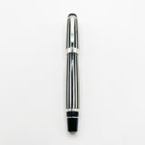 Montblanc Crystal Boheme Rollerball - Platinum-Plated Stripes over Black Resin (with Surface Wear)
