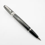 Montblanc Crystal Boheme Rollerball - Platinum-Plated Stripes over Black Resin (with Surface Wear)