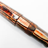 Omas Paragon Extra Original Style Facetted Arco Bronze Exquisite Celluloid Fountain Pen - FLEXIBLE Medium 14kt Gold Nib
