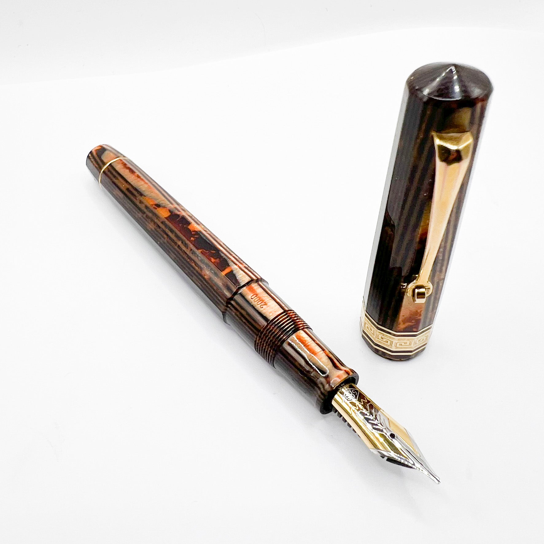 Omas Paragon Extra Original Style Facetted Arco Bronze Exquisite