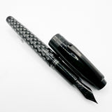 Montegrappa Fortuna Black Skull Fountain Pen  - Medium Stainless Steel Nib