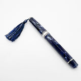 OMAS Princess Paragon Extra Blue Royale Celluloid Fountain Pen  - Extra Fine 18kt Gold Nib