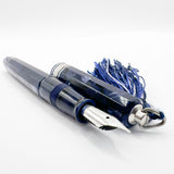 OMAS Princess Paragon Extra Blue Royale Celluloid Fountain Pen  - Extra Fine 18kt Gold Nib