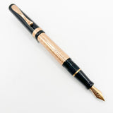 Visconti Moonlight Voyager Rose Gold Vermeil Fountain Pen - Medium 14kt Gold Nib