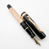 Visconti Moonlight Voyager Rose Gold Vermeil Fountain Pen - Medium 14kt Gold Nib