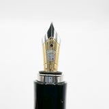 Graf von Faber Castell Smooth Black Intuition Fountain Pen  - Fine 18kt Gold Nib