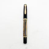 Pelikan M400 Tortoise Brown Fountain Pen - Broad 14kt Gold Nib