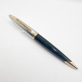 Waterman Carene Deluxe Black Barrel/Silver-Plated Cap Ballpoint  Pen