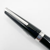 Pilot Falcon II Metal Black Fountain Pen - Semi-Flex Extra Fine 14kt Gold Nib