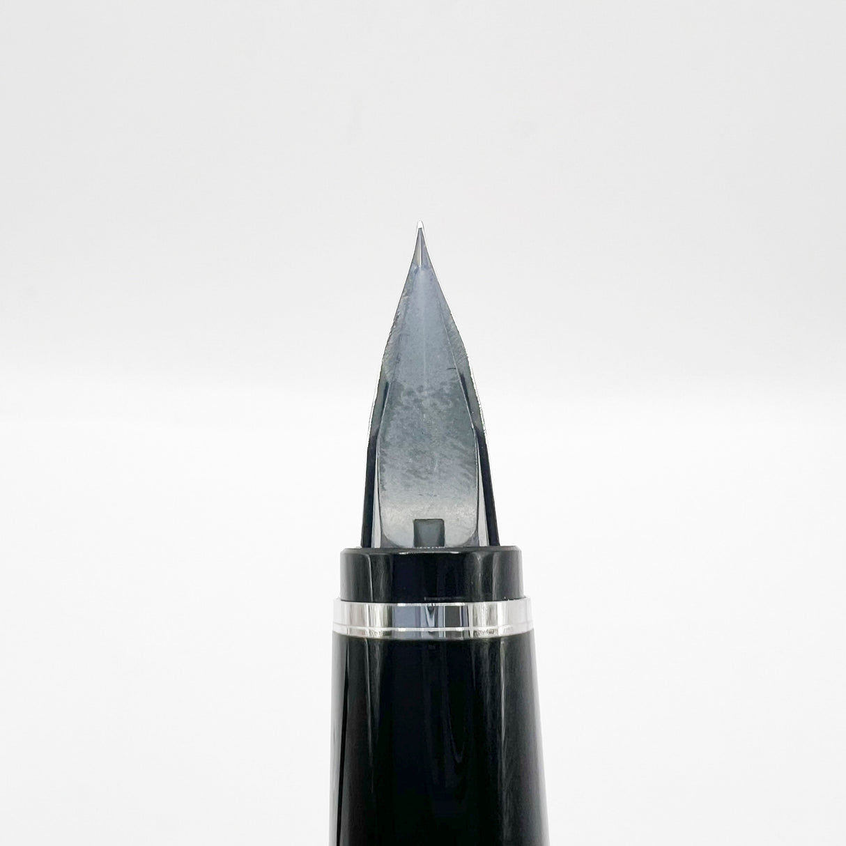 Pilot Falcon II Metal Black Fountain Pen - Semi-Flex Extra Fine 14kt Gold Nib