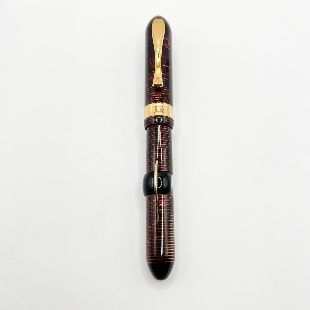 Visconti Copernicus Burgundy Celluloid Limited Edition Fountain Pen   - Medium 18kt Gold Nib