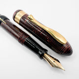 Visconti Copernicus Burgundy Celluloid Limited Edition Fountain Pen   - Medium 18kt Gold Nib