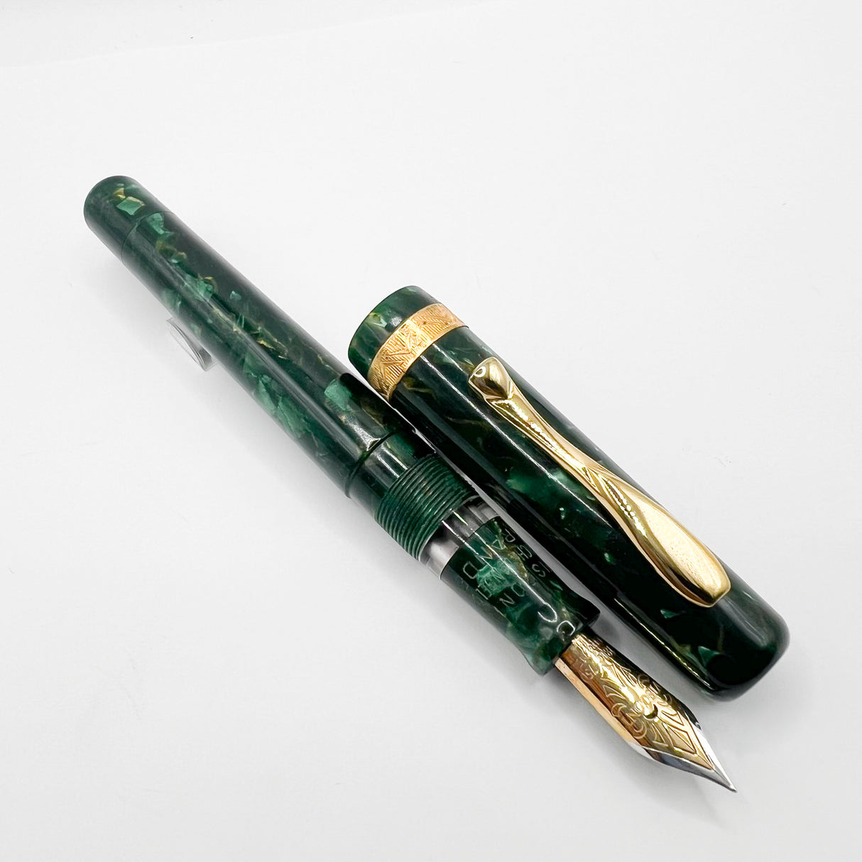 Visconti Limited Edition Michelangelo Grande Celluloid Fountain  Pen - Medium 18kt Gold Nib