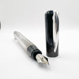 Visconti Rinascimento Stardust Grey Fountain Pen -   Broad 14kt Gold Nib