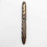 Oldwin (France) Oversized Wood Spina Fountain Pen -  Flexible Large #8 Medium 18kt Gold Nib