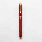 Sheaffer Full Size Targa Red Lacque Fountain Pen - Medium 14kt Gold Nib