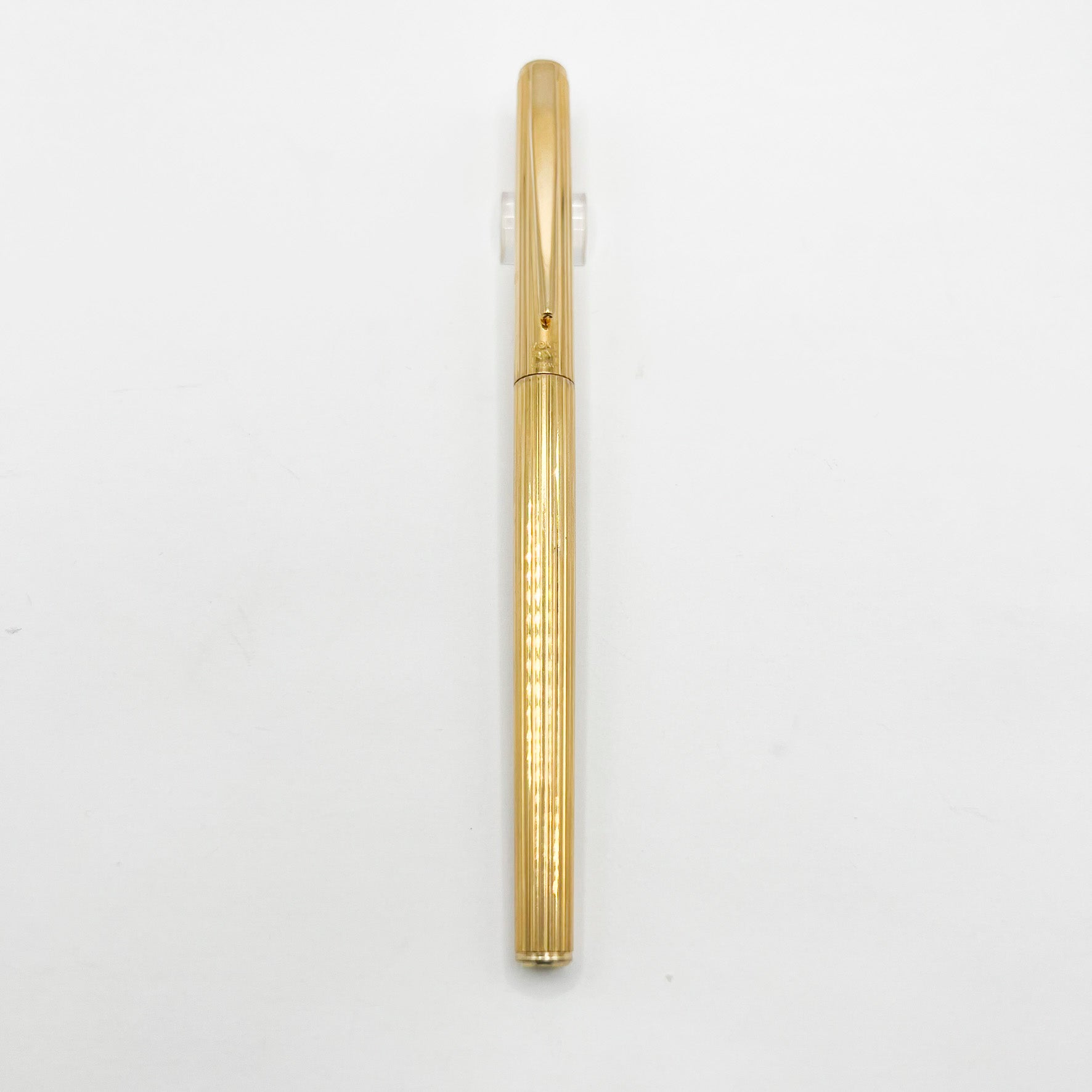 Montblanc Noblesse Gold-Plated Etched Vertical Lines Fountain Pen