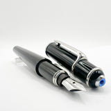 Cartier Midi Diabolo Black Fountain Pen  - Medium 18kt Gold Nib