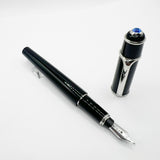 Cartier Midi Diabolo Black Fountain Pen  - Medium 18kt Gold Nib