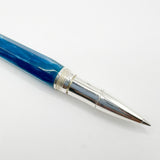 Montegrappa Symphony Facetted Lustrous Turquoise Celluloid Rollerball