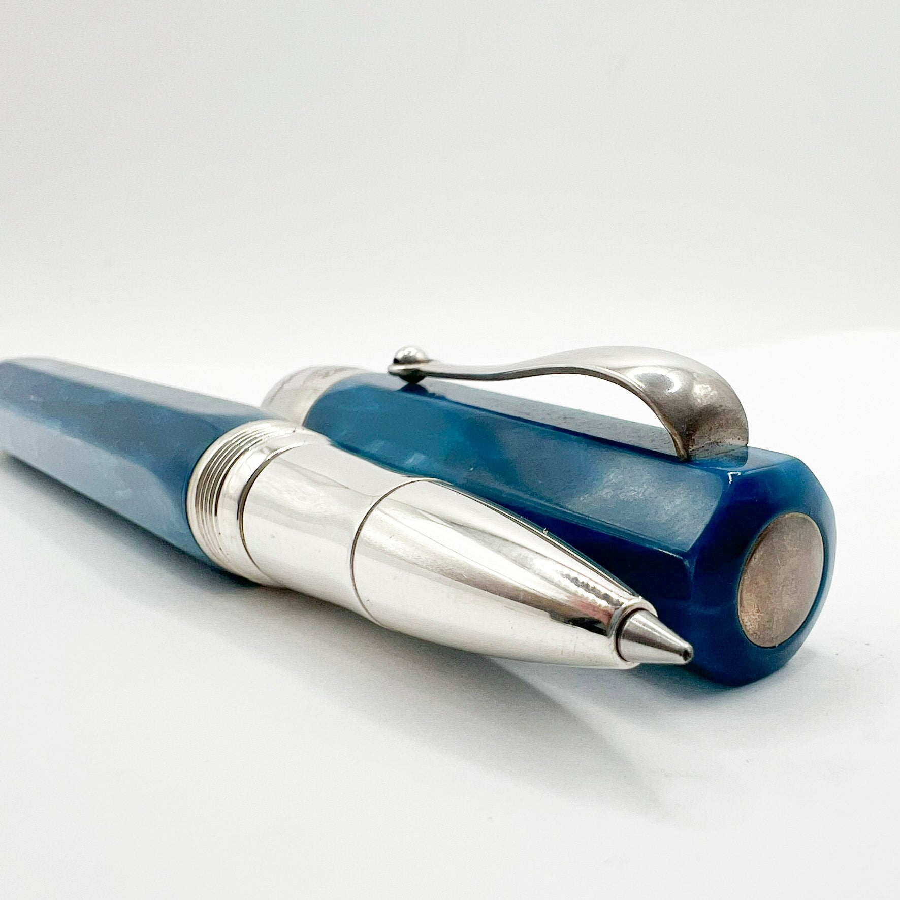 Montegrappa Symphony Facetted Lustrous Turquoise Celluloid