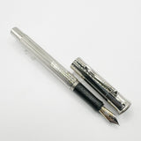 Graf von Faber Castell Platinum-Plated Classic Fountain Pen - Extra Fine 18kt Gold Nib