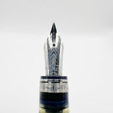 OMAS Ogiva Transparent Fluted Demonstrator Fountain Pen- Medium 18kt Gold Nib