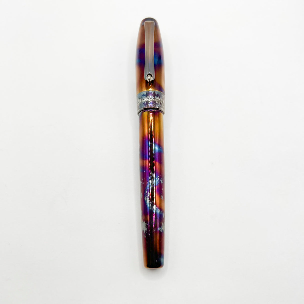 Montegrappa "Blue Blazer" Fountain Pen - Fine Stainless Steel Nib
