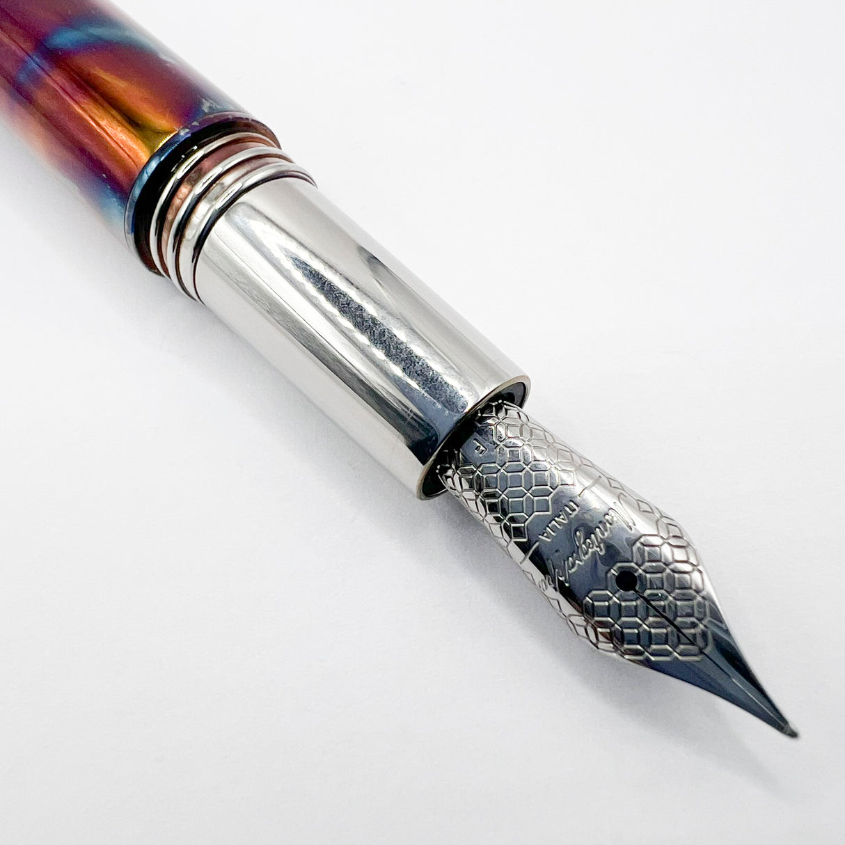 Montegrappa "Blue Blazer" Fountain Pen - Fine Stainless Steel Nib