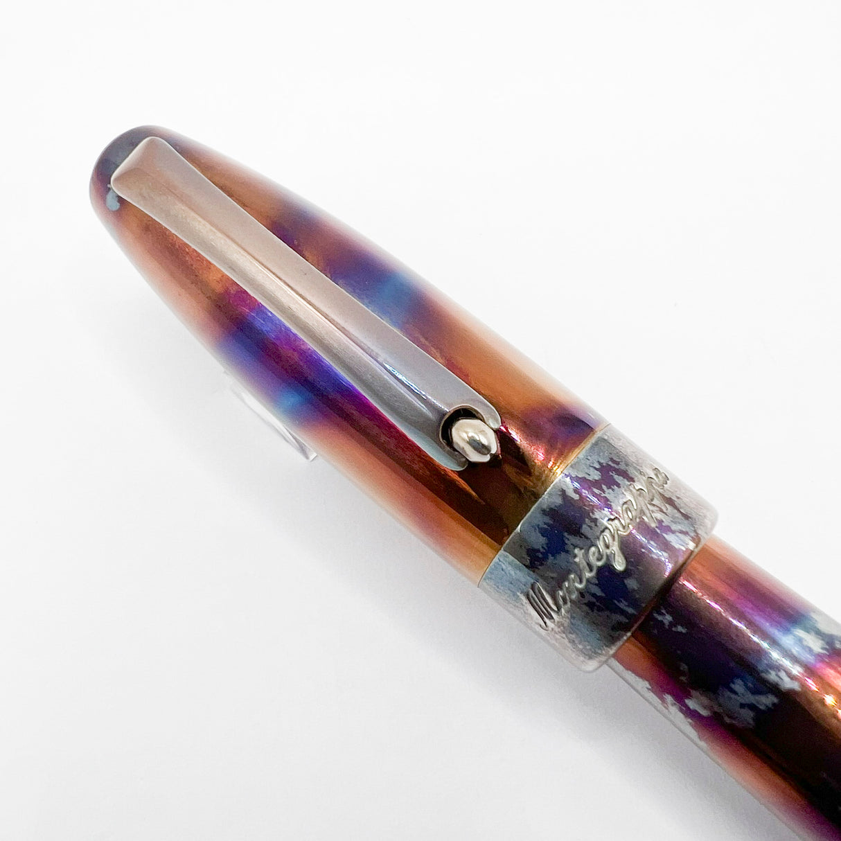 Montegrappa "Blue Blazer" Fountain Pen - Fine Stainless Steel Nib