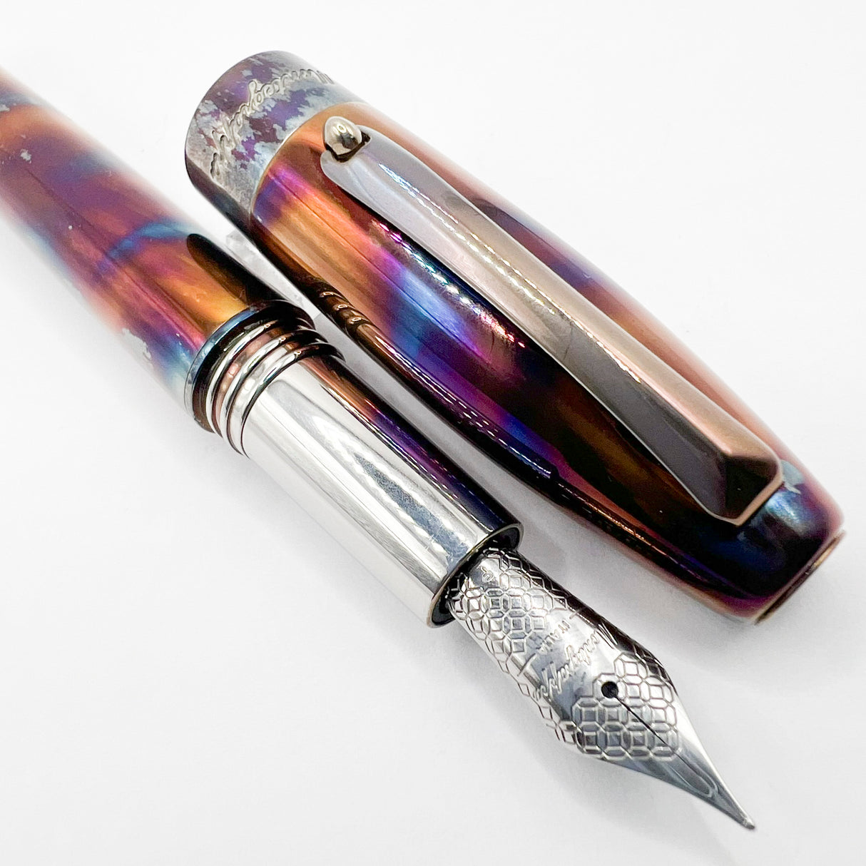 Montegrappa "Blue Blazer" Fountain Pen - Fine Stainless Steel Nib