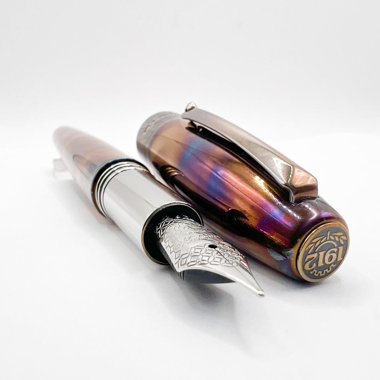 Montegrappa "Blue Blazer" Fountain Pen - Fine Stainless Steel Nib