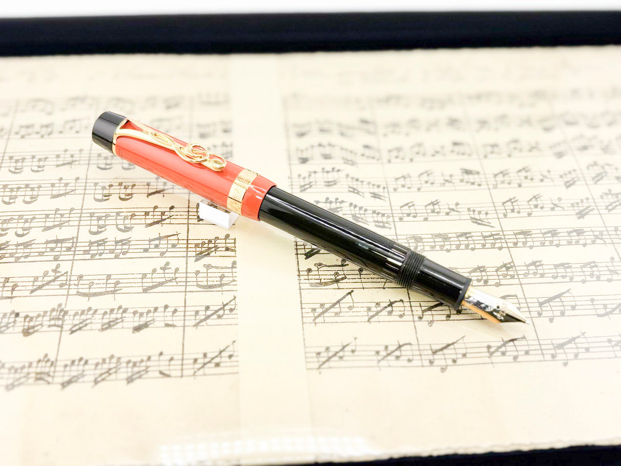 Montblanc Johann Sebastian Bach Donation Limited Edition Fountain Pen - Broad 18kt Gold Nib