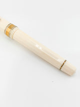 OMAS Ivory Vegetal Resin Bibliotheque Nazionale Fountain Pen - Medium 18kt Gold Nib