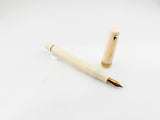 OMAS Ivory Vegetal Resin Bibliotheque Nazionale Fountain Pen - Medium 18kt Gold Nib