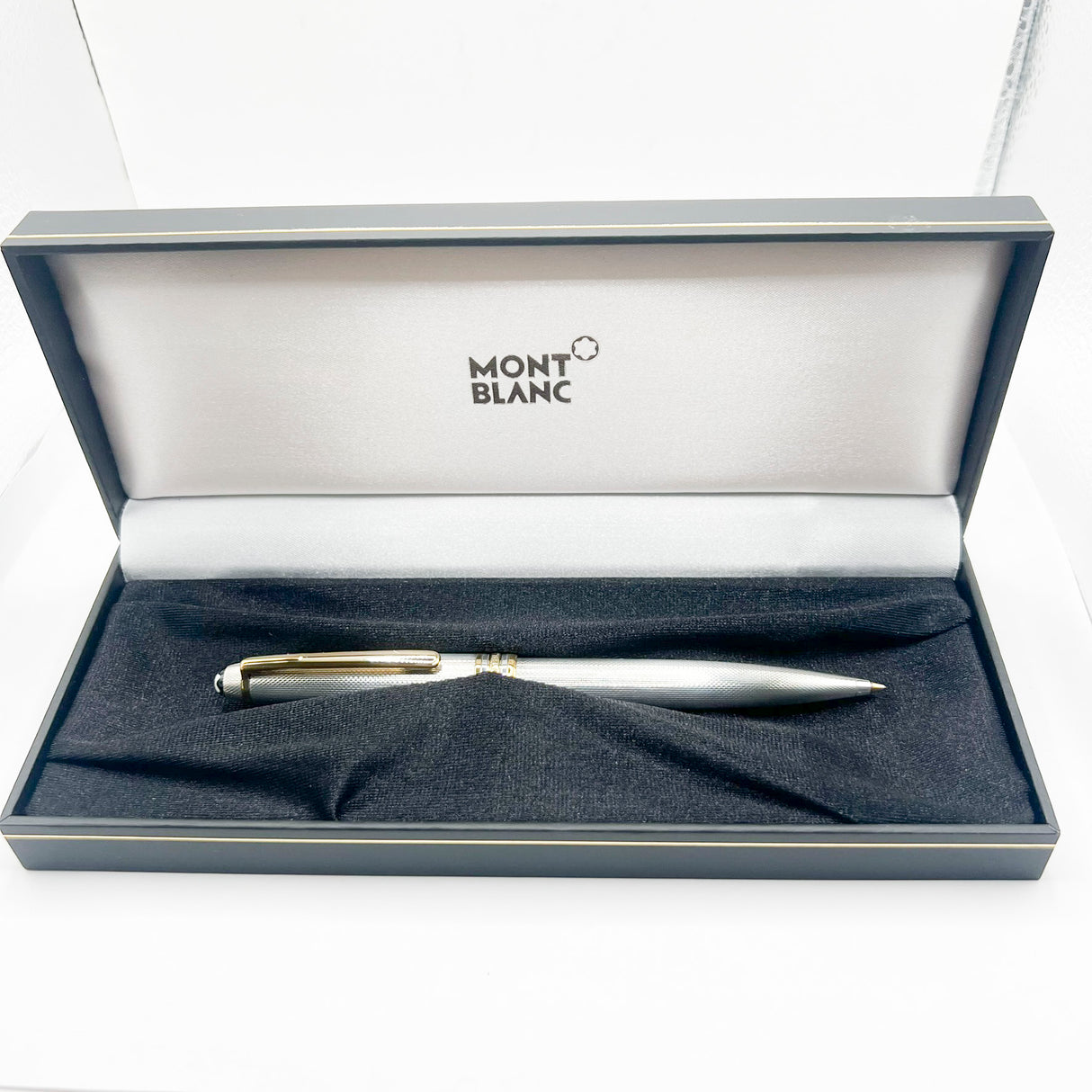Montblanc Classique Sterling Silver Barleycorn Solitaire Mechanical Pencil 0.7mm