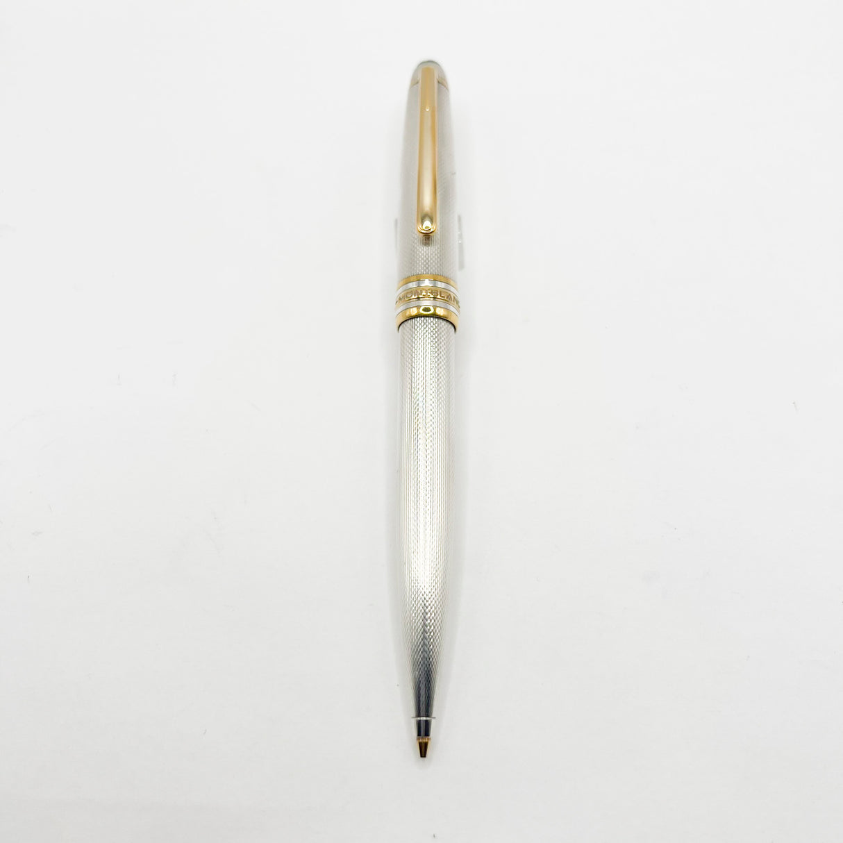 Montblanc Classique Sterling Silver Barleycorn Solitaire Mechanical Pencil 0.7mm