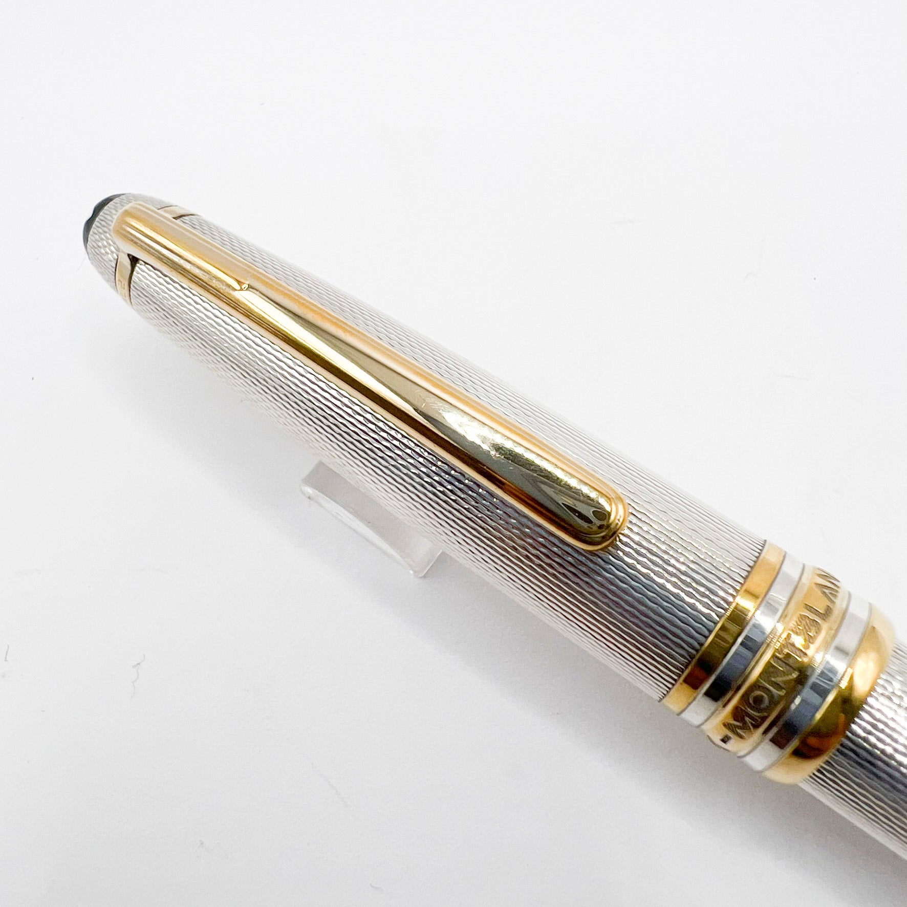 Montblanc Classique Sterling Silver Barleycorn Solitaire