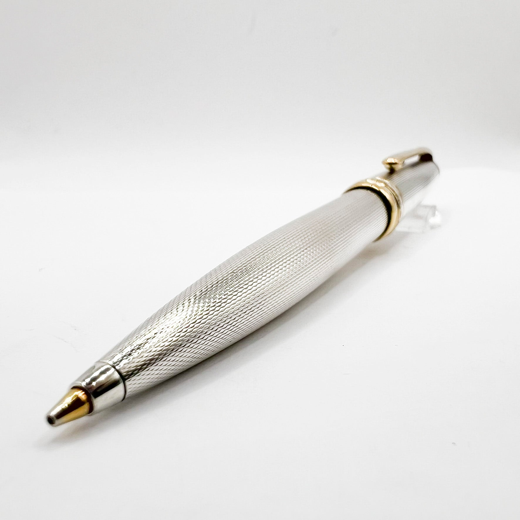 Montblanc Classique Sterling Silver Barleycorn Solitaire