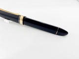 OMAS Oversized Blue/Black #360 Triangulated Fountain Pen - Fine 18kt Gold Nib