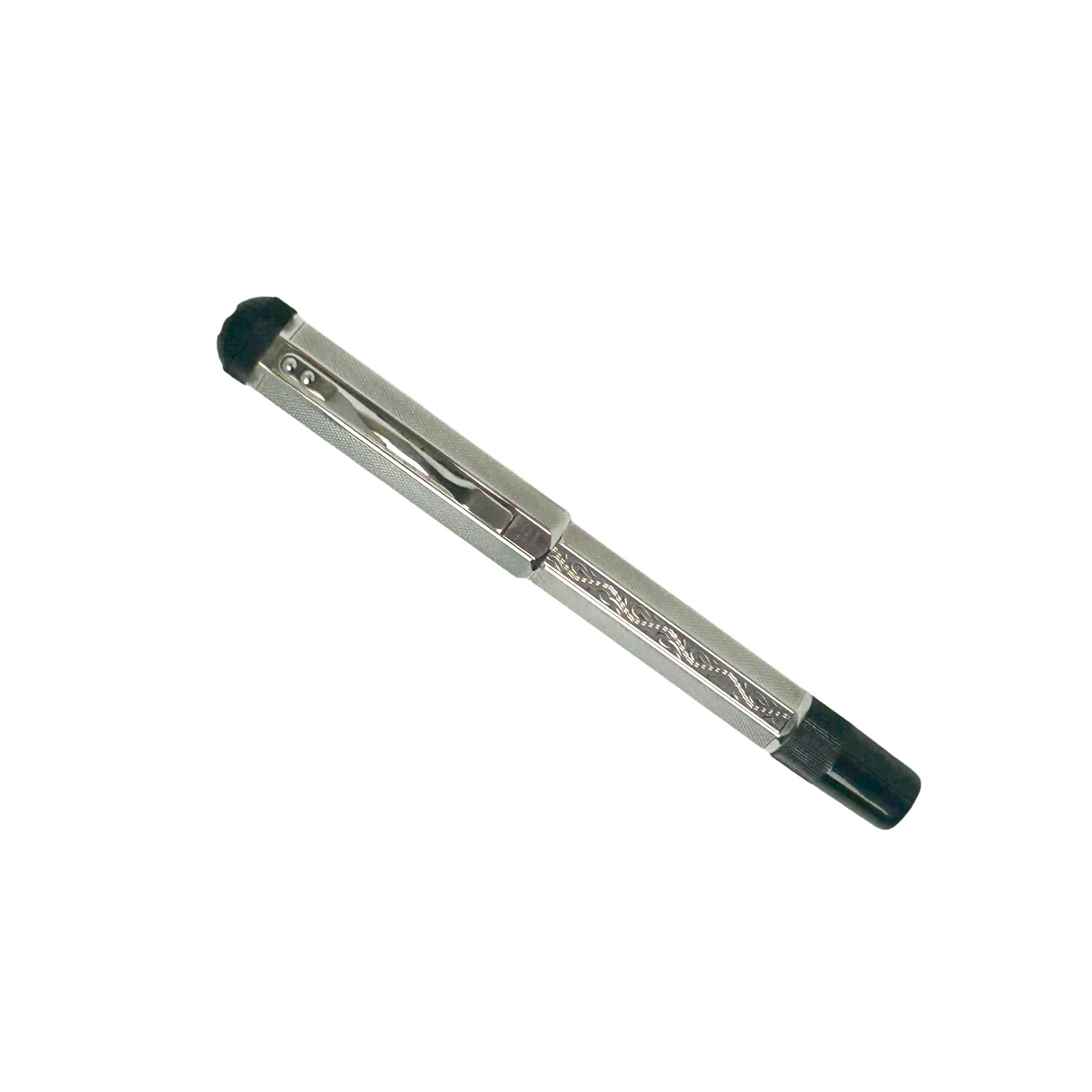 Montblanc Lorenzo De Medici Sterling Silver  Patron of the Arts Fountain Pen - Medium 18kt Gold Nib - A GRAIL Pen!