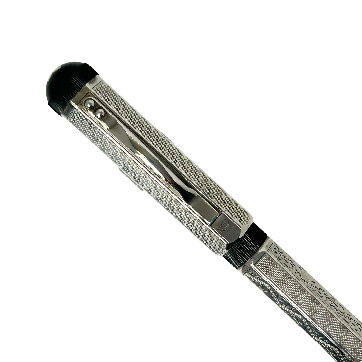 Montblanc Lorenzo De Medici Sterling Silver  Patron of the Arts Fountain Pen - Medium 18kt Gold Nib - A GRAIL Pen!