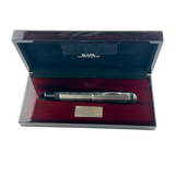 Montblanc Lorenzo De Medici Sterling Silver  Patron of the Arts Fountain Pen - Medium 18kt Gold Nib - A GRAIL Pen!