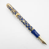 Montblanc Prince Regent 888- 18 Kt SOLID GOLD Overlay - Patron Of The Arts Limited Edition Fountain Pen - Medium 18kt Gold Nib