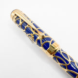 Montblanc Prince Regent 888- 18 Kt SOLID GOLD Overlay - Patron Of The Arts Limited Edition Fountain Pen - Medium 18kt Gold Nib