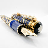 Montblanc Prince Regent 888- 18 Kt SOLID GOLD Overlay - Patron Of The Arts Limited Edition Fountain Pen - Medium 18kt Gold Nib