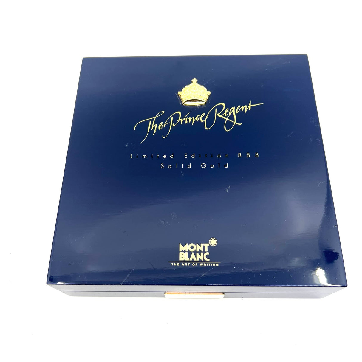 Montblanc Prince Regent 888- 18 Kt SOLID GOLD Overlay - Patron Of The Arts Limited Edition Fountain Pen - Medium 18kt Gold Nib