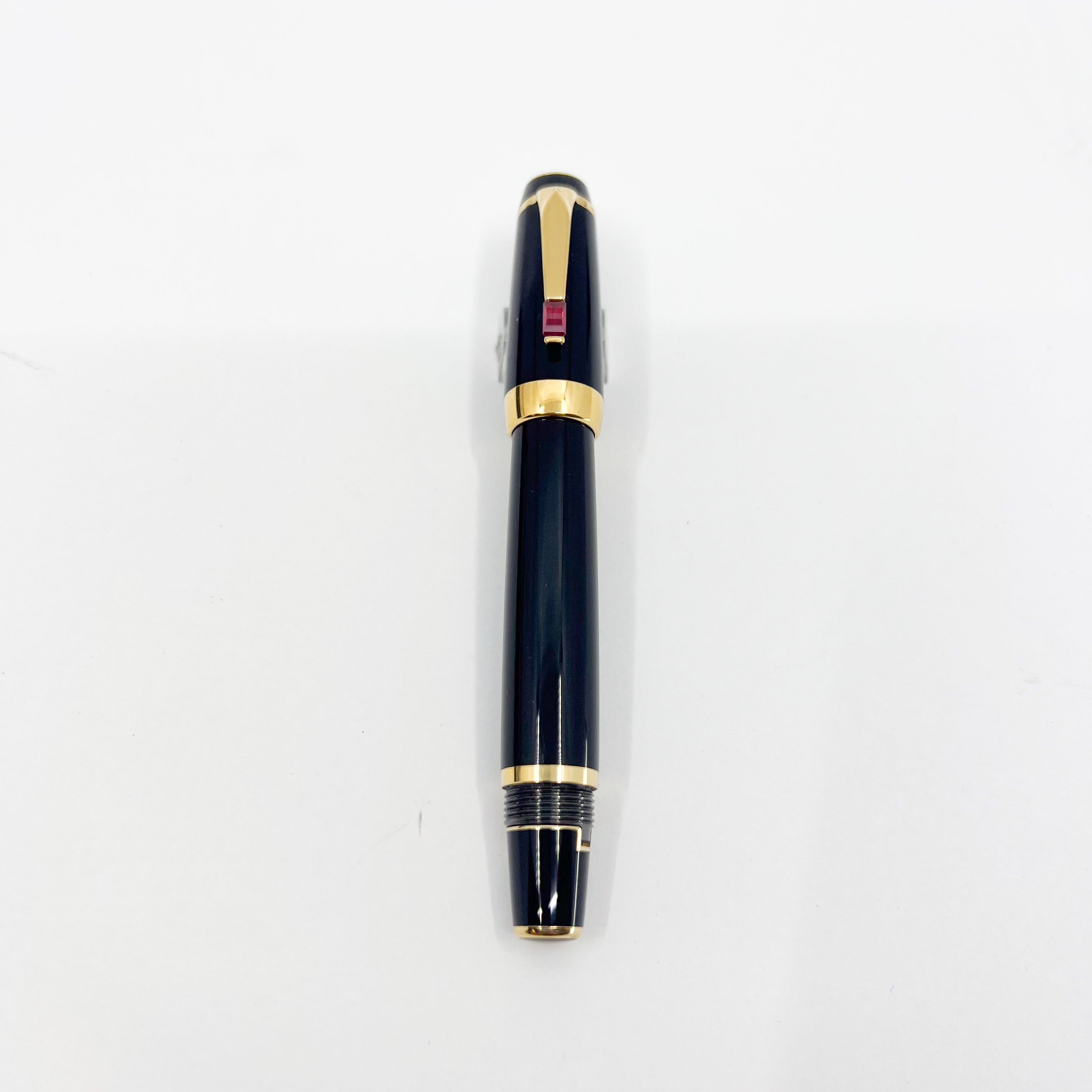 Montblanc Boheme Rouge - Black Resin Fountain Pen - Retractable