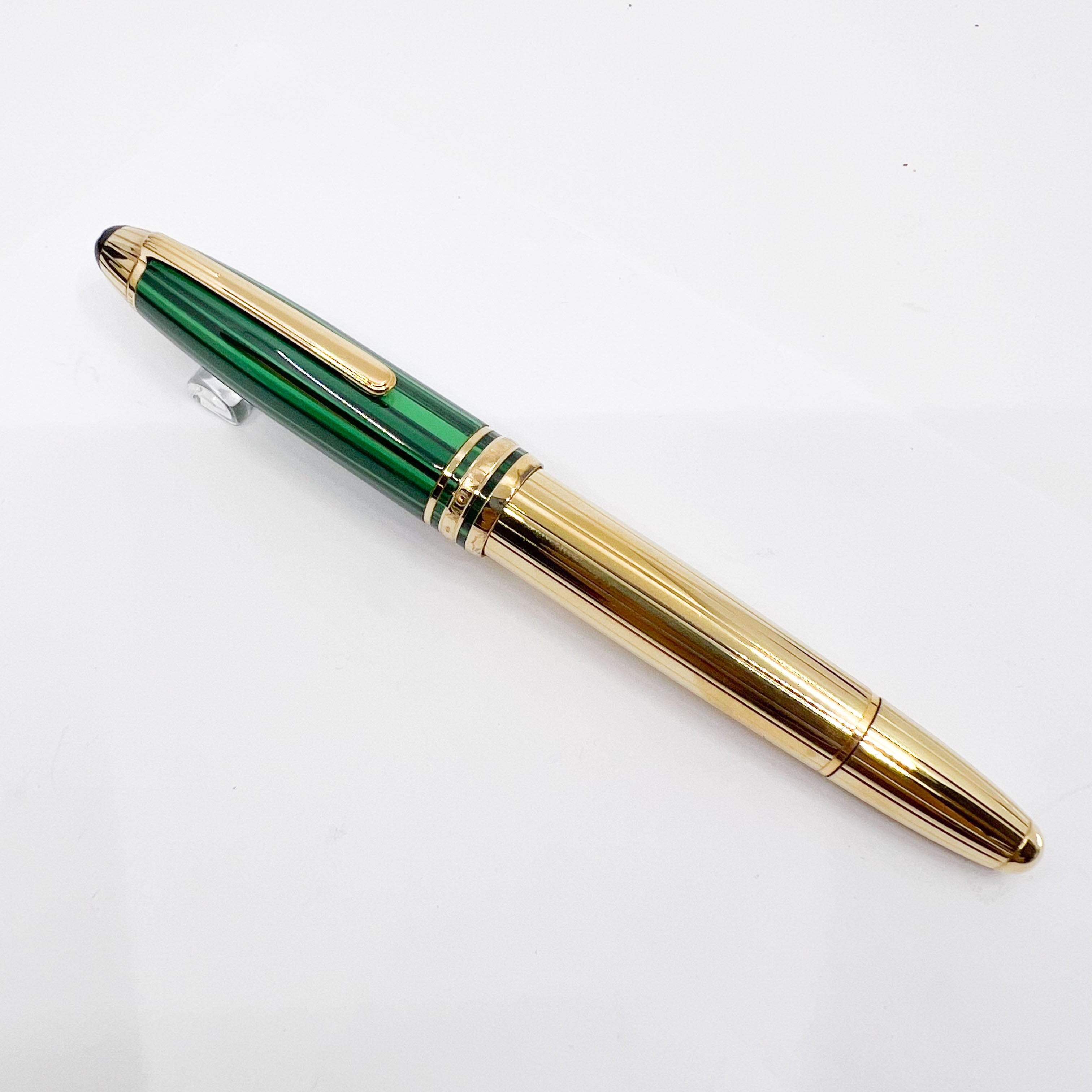Montblanc Czar Nikolai LeGrand Fountain Pen - Malachite Cap/Gold
